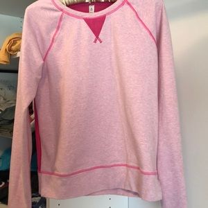 Lulemon runner’s sweatshirt—pink